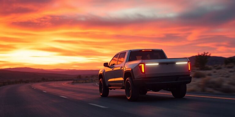 Electric pickup truck