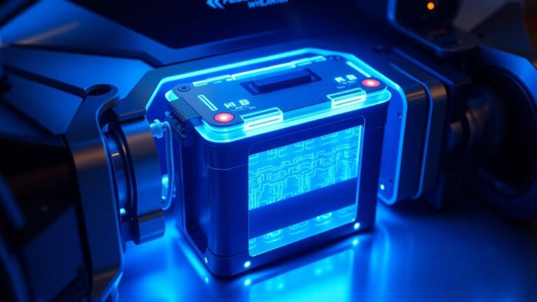 EV battery pack with futuristic design